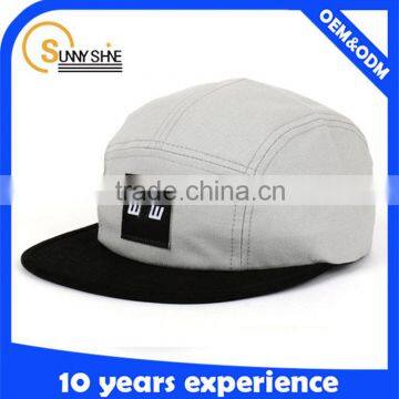 wholesale alibaba and China leather patch 5 panel hat                        
                                                Quality Choice