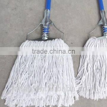 Spring clip steel-toed wet mop