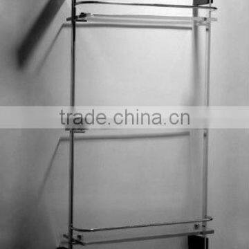 Bathroom laminated glass shelf