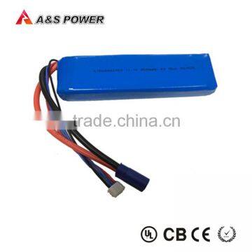 11.1V 45C 4500mAh mini rechargeable lipo Helicopter Battery 8043150