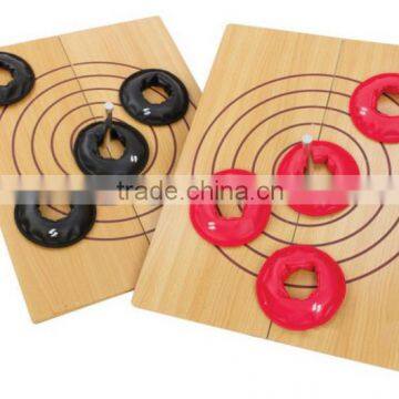 Hot selling Wooden Table with Bean Bag Ring Toss Game Lawn Games