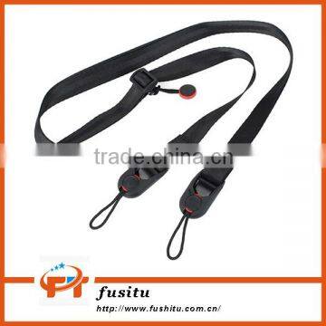 Black Adjustable Quick Release Camera Leash Camera Strap Sling for GoPro Hero 3+/3/2/1