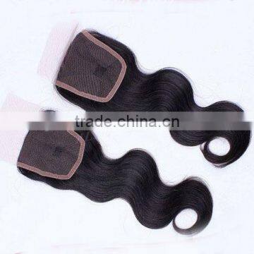 Grade 5a Wholesale Price 18" #1B Body Wave, Middle Parting, Baby hair in front, Malaysian Unprocessed hair, lace front closure w