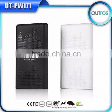 2015 New Slim Powerbank 10000mah Dual USB Powerbank Charger With CE