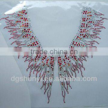 sequins transfers neckladce bead motif christon