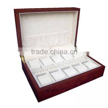 High quality wooden watch box 10 slots factory price