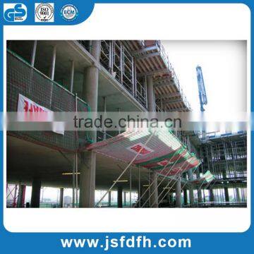 Black polyester material small hole safety net safety netting for fall protection