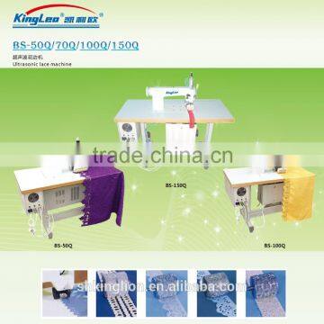 Ultrasonic lace sewing machine for mask, flower, gifts, colored ribbon