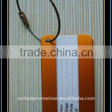 promotion aluminum luggage tag