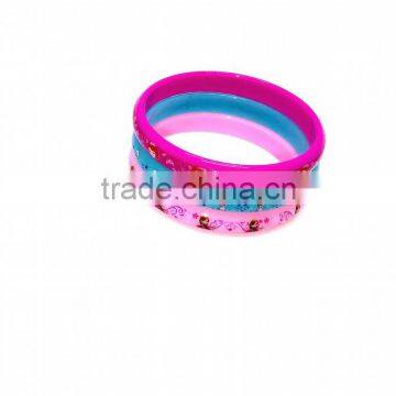 new products charm bracelets for girls acrylic frozen resin plastic baby bangles set for crafts to decorate