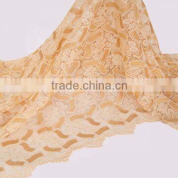 New arrival gold fashion african lace fabrics embroidery wholesale hot swiss cord lace fabric elegant stones guipure fabrics