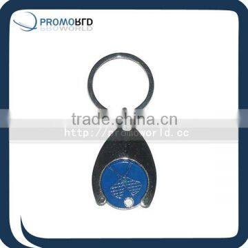 3D Customized Zinc Alloy Trolly Coin Keychain