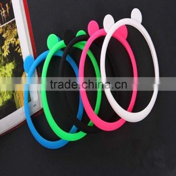 high flexible phone accessory universal silicone frame ring case