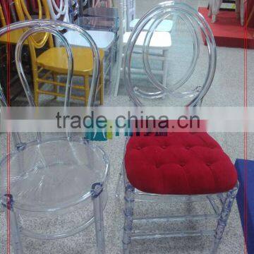 Transparent Color Stackable Wedding Plastic Phoenix Thonet Chair