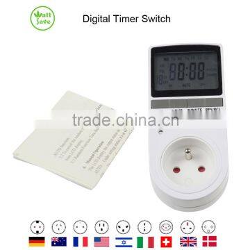 Electronic Digital Timer Switch French Plug photo-3