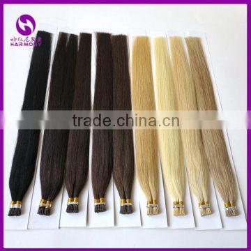 Last 12 Months Full Cuticle Double Drawn 0.5/0.8/1.0g Russian Pre bonded Hair Keratin Bond hair I tip Hair Extensions Wholesale                        
                                                                                Supplier's Choice