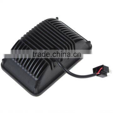 Truck Parts 4x6" 45w Square 4x4 Accessories Led Headlight High Low Beam Headlamp for Offroad Excavator, Truck, Heavy Machinery