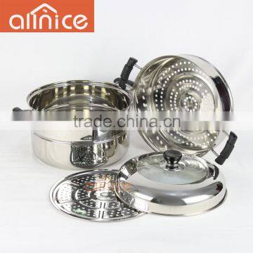 Factory 201material 2/3/4 Layers Stainless Steel Steamer Pot photo-3