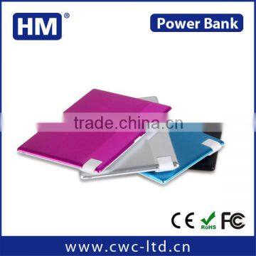 Popular only 4.8mm power bank wallet CE/ROHS/FCC/UL 850/1050/1350HAM Wallet power bank