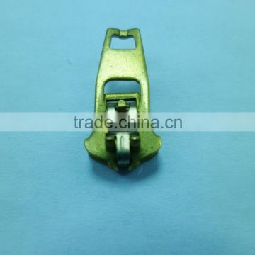 4# brass zipper 4YG brass slider auto-lock zipper slider pin-lock zipper slider jeans zipper slider