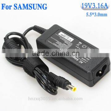 mini 19V 3.16A 60W Laptop Charger Adapter For Samsung notebook computer adapter