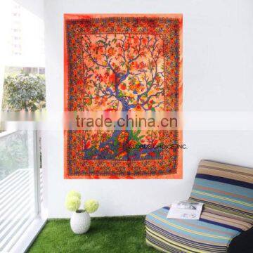 Indian Mandala Tree of Life Wall Decor Tapestry