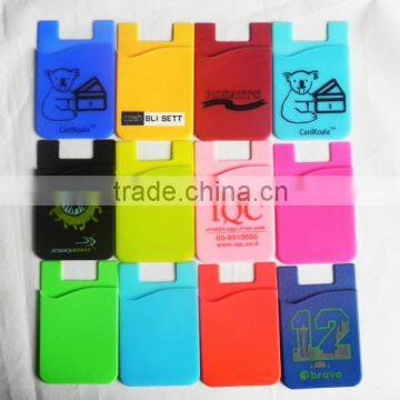 Plastic ID card holder for phone