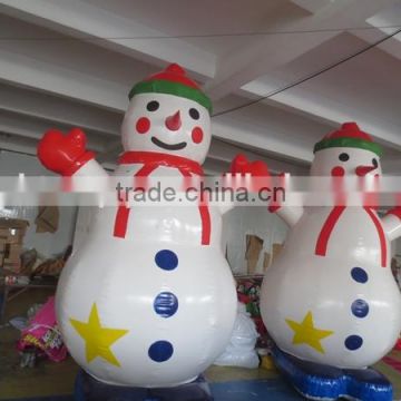 durable PVC China factory price inflatable christmas snowman HZT033