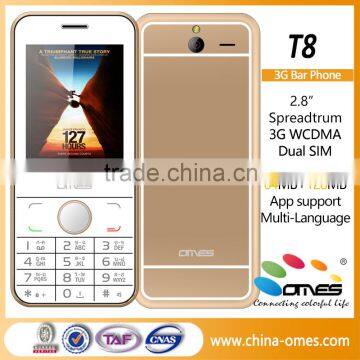 Latest Model OMES T8 2.8 inch Dual Sim 3G Feature phone