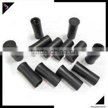 High quality black plastic nail polish cap with inner