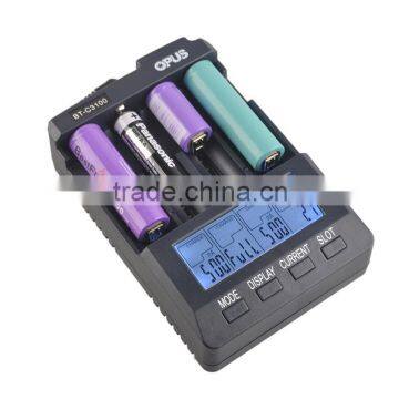 Alibaba Wholesale Crazy Hot 4 Slot Intelligent Charger Original OPUS BT-C3100 Charger For 18650 26650 Li-ion Battery