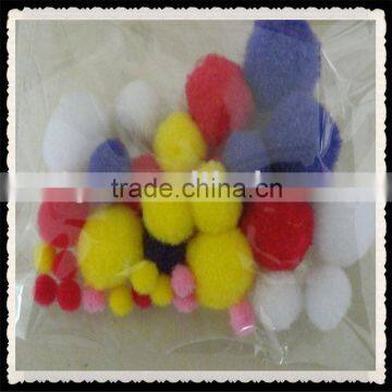 4.5cm-1.0cm snow ball,100pcs/bag with assorted color,snow ball