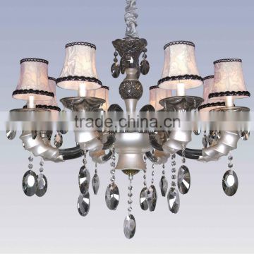 2015 More Light Poly Silver Chandelier Lamp For Decoration