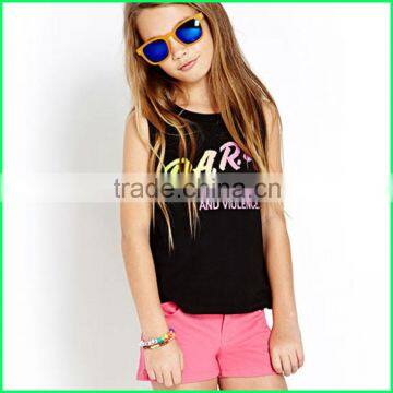 Comfortable kids cotton vests and cheap clothes with high quality made in China