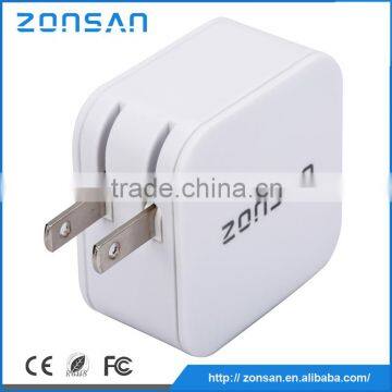 2 Ports USB wall charger, USB to AC adapter wall charger adapter US plug