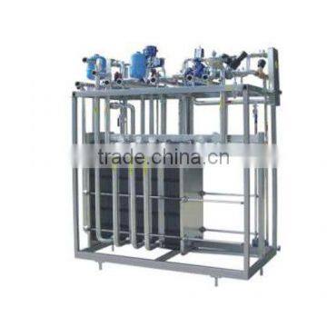 Milk plate pasteurizer
