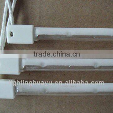 half white coated quartz tube heater heating element