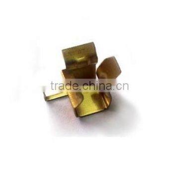 Gold plated shell fragment hardware