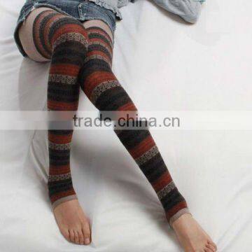 knitted warm lady wool stocking