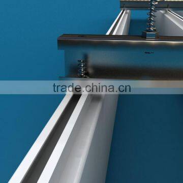 Aluminum suspended square hollow tube interior decoration