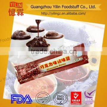 18g Chinese factory made sachet pack chocolate sauce