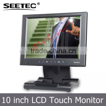 Touchscreen portable laptop screen 4:3 lcd panel hdmi vga input 10 monitor for pos system