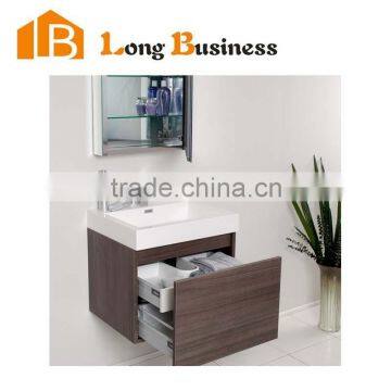 LB-JL2181 Made In China Modern Furniture Mirrored MDF Cabinet Melamine Bathroom Vanity                        
                                                Quality Choice