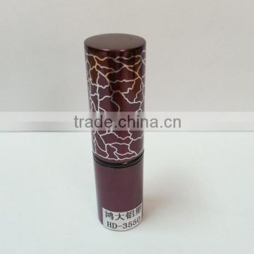 empty round rust red lipstick tube dull red high-end lipstick tube container wholesales