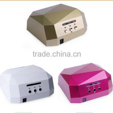 36W LED CCFL Nail Polish Timer Dryer Diamond Shape Curing Machine UV Lamp photo-4