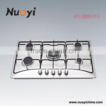 NuoYi built in cast iron gas hob Chinese sabaf burner