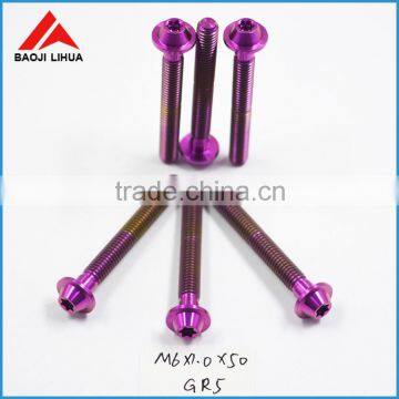 GR5 M6 M8 Titanium Screw Colorful Anodized photo-3