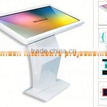 lcd touch table price/interactive table/kiosk advertising