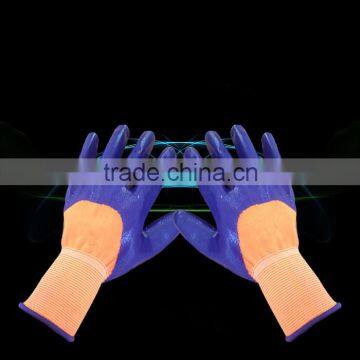 Nylon Nitrile Gloves Nitrile coated Safety Gloves Hand Protecting Gloves,2016High Quality Nitrile Glove Manufacturers