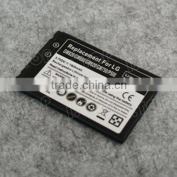 For LG GW820 /GW880 / GW620 / GM750 / GP750 / P500 / MS690 Battery 1500mAh IP-400N Battery